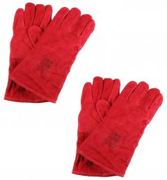 Red Cat 2 Heavy Duty Welders Gauntlets - Click Image to Close